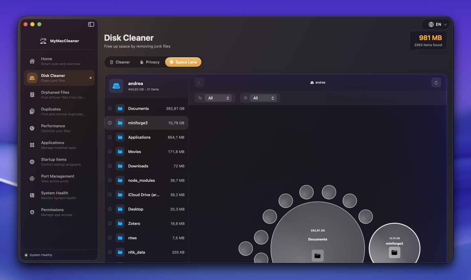 Space Lens screenshot